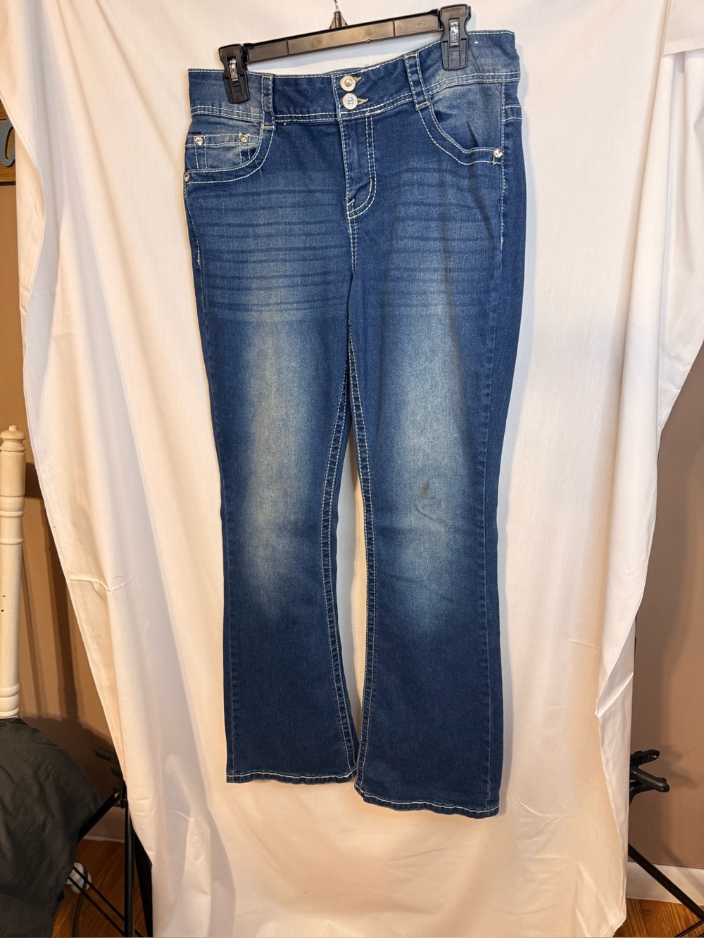Copper Fresh  Size 10 Women’s Dark Blue Stretch Bootcut Jeans